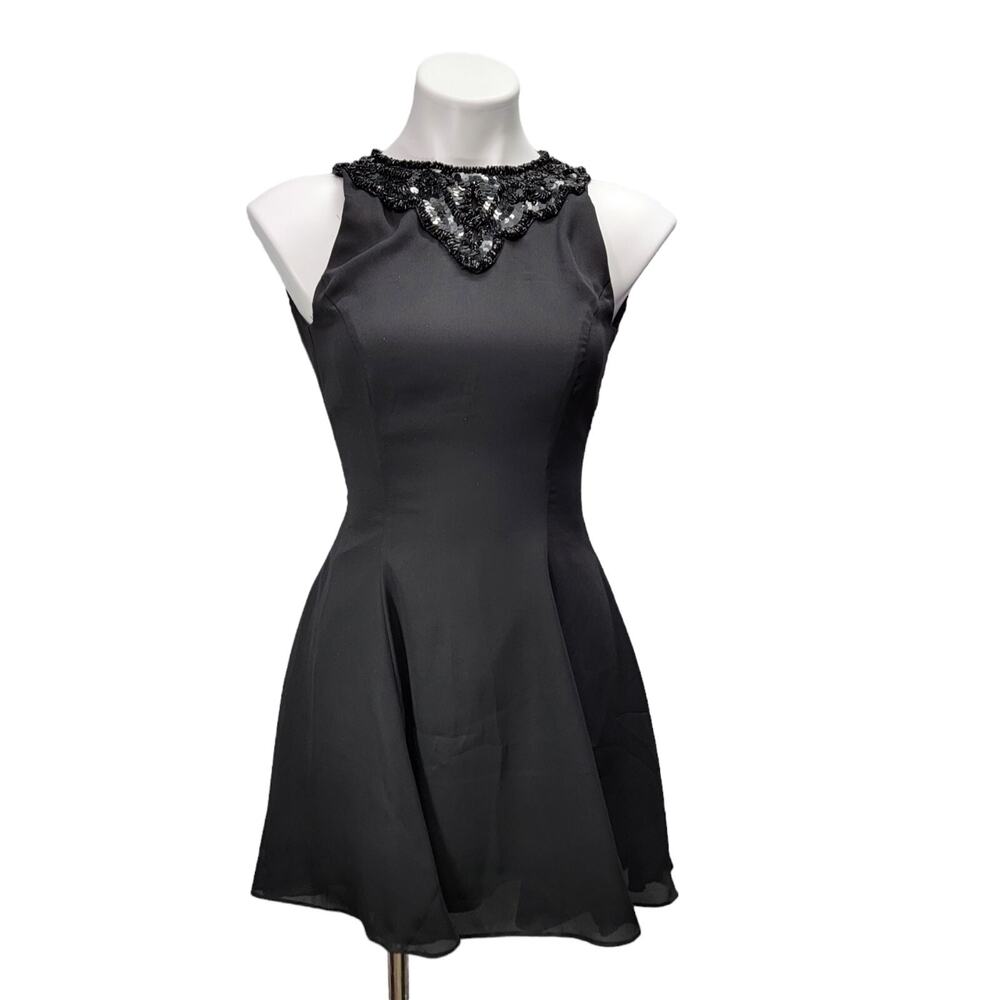 GUNNE SAX JESSICA MCCLINTOCK MINI DRESS, SIZE 3/4